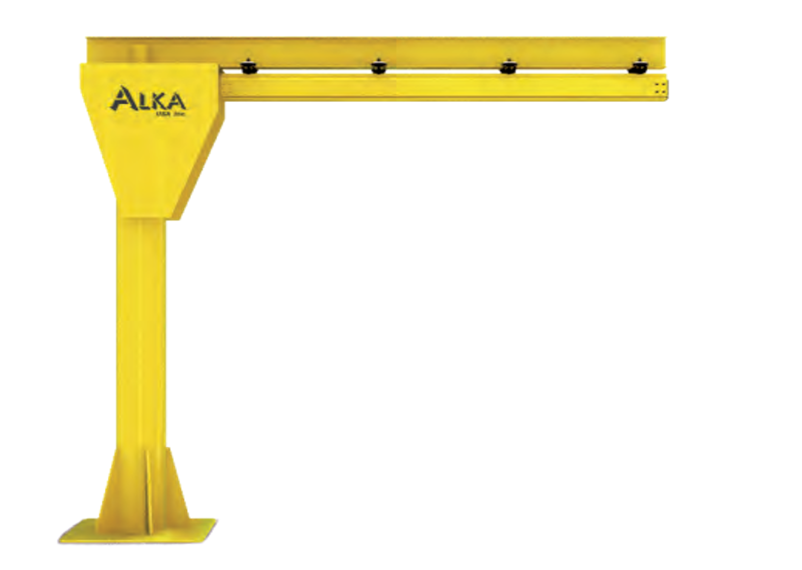 Motorized 360 degree jib crane